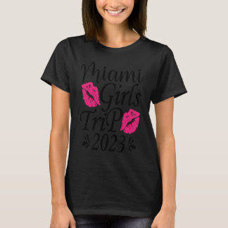 Miami Mädchenstrip 2023 Junggesellinnenabschied T-Shirt