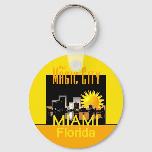 MIAMI Magic City Schlüsselanhänger (Vorderseite)