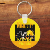 MIAMI Magic City Schlüsselanhänger (Vorderseite)