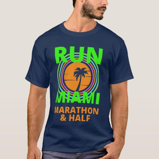 Miami Marathon Life Time 2022 T - Shirt (Vorderseite)