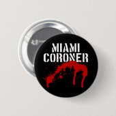 Miami-Metro Palladium-Untersuchungsrichter Button (Vorne & Hinten)