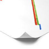 Miami Metrorail-Kartenkunst Poster (Ecke)