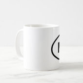 Miami MIA oval Kaffeetasse (Vorderseite Links)