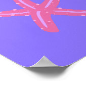 Miami, Miami Beach, Preppy Room, Lila, Lilac Poster (Ecke)