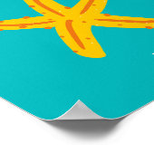 Miami, Miami Beach, Preppy Room, Travel Art, Retro Poster (Ecke)