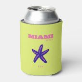 Miami, Miami Beach, Travel Art, Preppy Dosenkühler (Kanne Vorderseite)