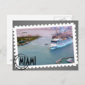 ~Miami~ MIAMI-POSTKARTE, FERTIGEN ES BESONDERS AN! Postkarte (Vorne/Hinten)