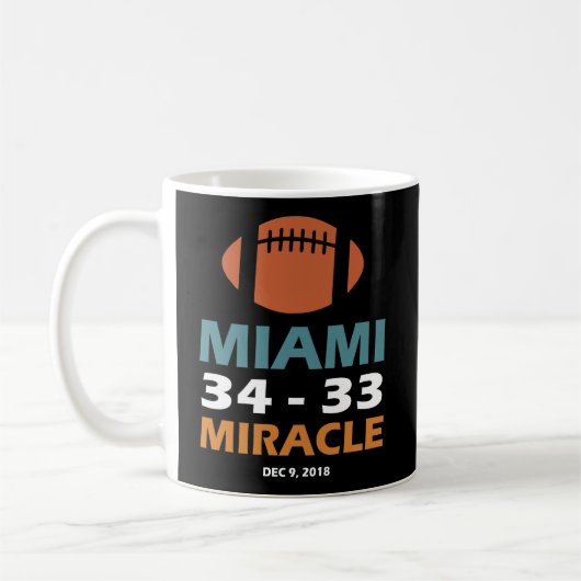 Miami Miracle Miami Football Dolphins Long S Kaffeetasse (Links)