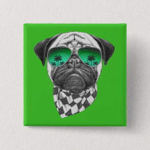 Miami-Mops Button