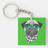 Miami-Mops Schlüsselanhänger (Vorderseite)