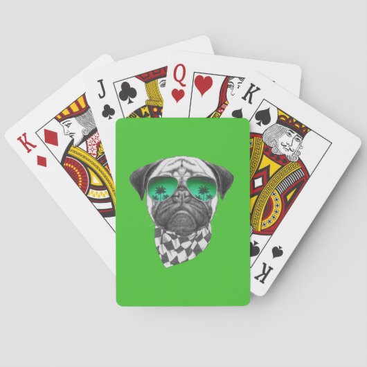 Miami-Mops Spielkarten (Rückseite)