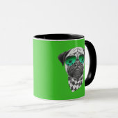 Miami-Mops Tasse (VorderseiteRechts)