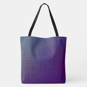 Miami Multicolored Trendy Hot Blue Chinese Muster Tasche