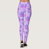 Miami-Nacht Weihnachten Leggings (Rückseite)