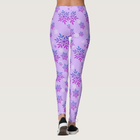 Miami-Nacht Weihnachten Leggings (Rückseite)