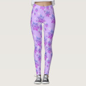 Miami-Nacht Weihnachten Leggings (Vorderseite)