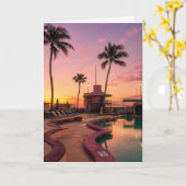 Miami Nächte Karte (Gelbe Blume)