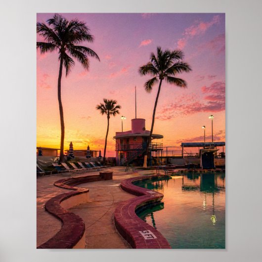 Miami Nächte Poster (Vorne)