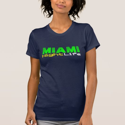 Miami-Nachtleben T-Shirt (Vorderseite)
