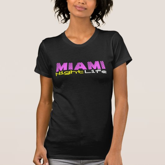Miami-Nachtleben T-Shirt (Vorderseite)