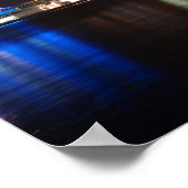 Miami-Nachtpanorama - Poster (Ecke)