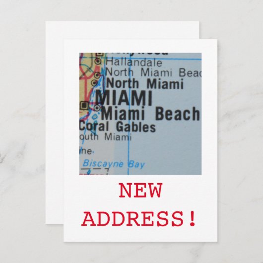 Miami New Address Ankündigung (Vorne/Hinten)