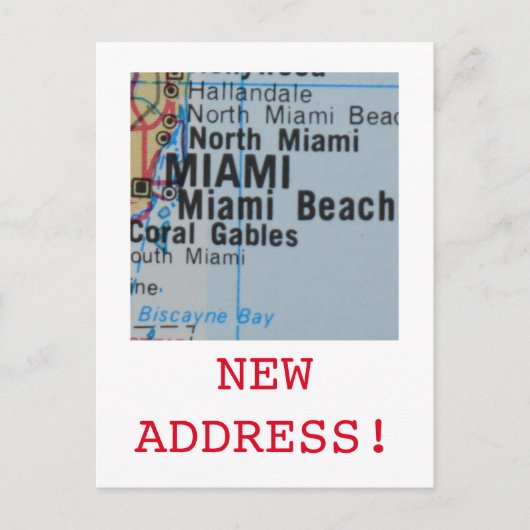 Miami New Address Ankündigung (Vorderseite)