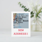 Miami New Address Ankündigung (Stehend Vorderseite)