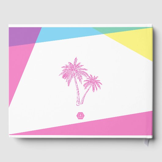 Miami Nights Hochzeit Gästebuch (Rückseite)