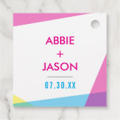 Miami Nights Vielen Dank Geschenkanhänger (Rückseite)