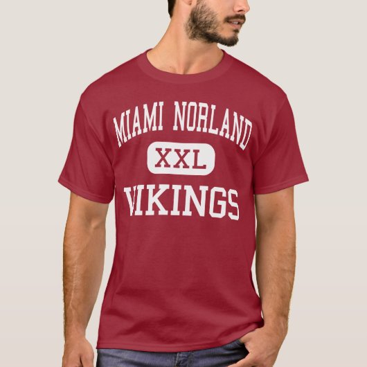 Miami Norland - Wikinger - hoch - Miami Florida T-Shirt (Vorderseite)