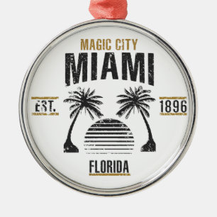 Miami Ornament Aus Metall