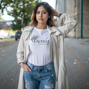 Miami Palm Benutzerdefinierter Name Braut Junggese T-Shirt