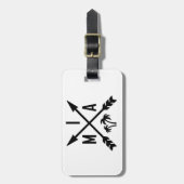 Miami-Palme Gepäckanhänger (Vorderseite vertikal)