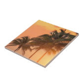 Miami-Palmen Fliese (Seite)