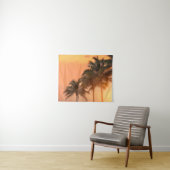 Miami-Palmen Wandteppich (Beispiel (Horizontal))