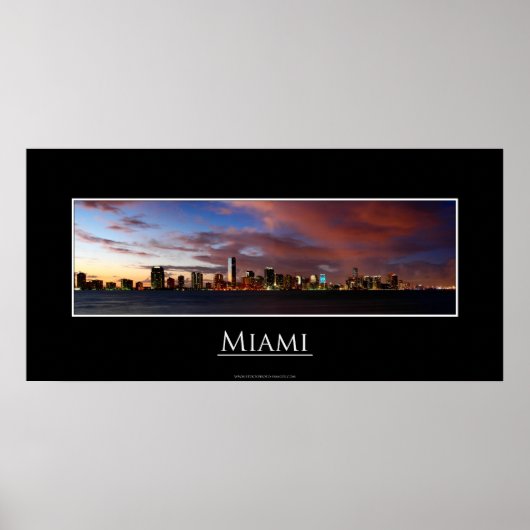 Miami Panorama Poster (Vorne)