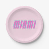 Miami Pappteller (Vorderseite)