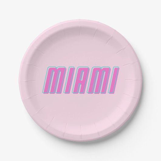 Miami Pappteller (Vorderseite)
