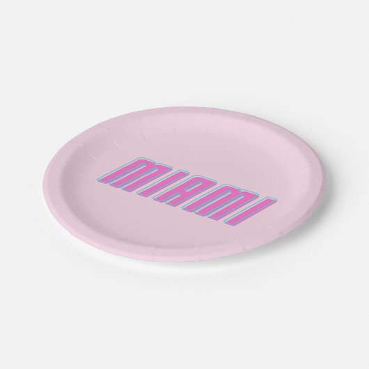 Miami Pappteller (Schrägansicht)