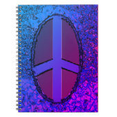 Miami Peace Sign Spiral Notebook Notizblock (Vorderseite)