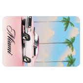 Miami Pink Sunset Magnet (Horizontal)