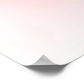Miami Pink Sunset Poster (Ecke)