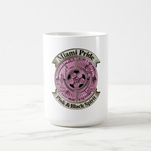 Miami Pitch Pride, Champion City Pride Geschenk Kaffeetasse (Mittel)