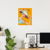 Miami Plakat (Heimbüro)