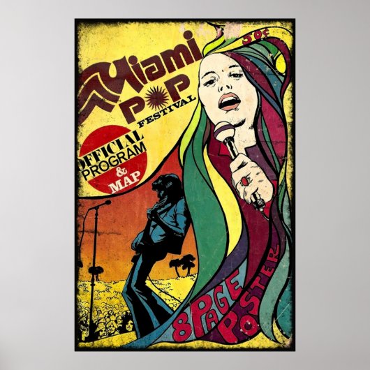 MIAMI POP FESTIVAL CLASSIC POSTER (Vorne)