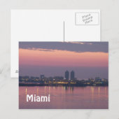 Miami Postcard Postkarte (Vorne/Hinten)