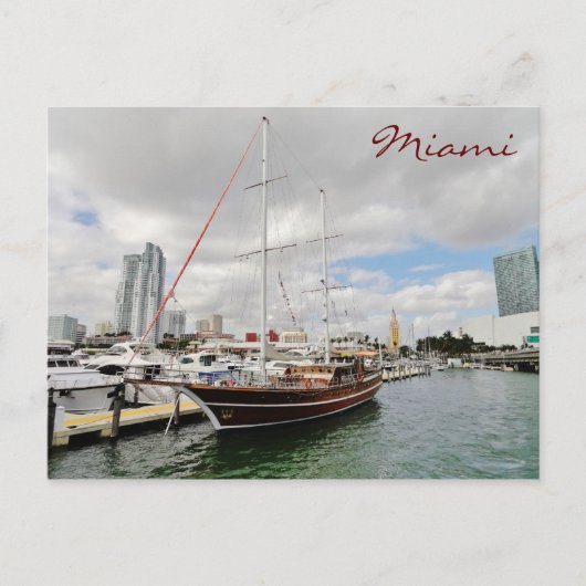 Miami Postcard Postkarte (Vorderseite)