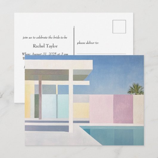 Miami Postcard Postkarte (Vorne/Hinten)