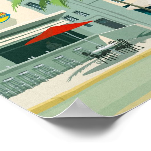 Miami Poster (Ecke)